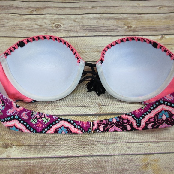 Collections By Catalina Paisley Bandeau Top - Picture 4 of 4